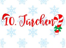 ADVENTSKALENDER 10. Dezember - Stickdatei - ITH Mug Rug Untersetzer Blumenteppich